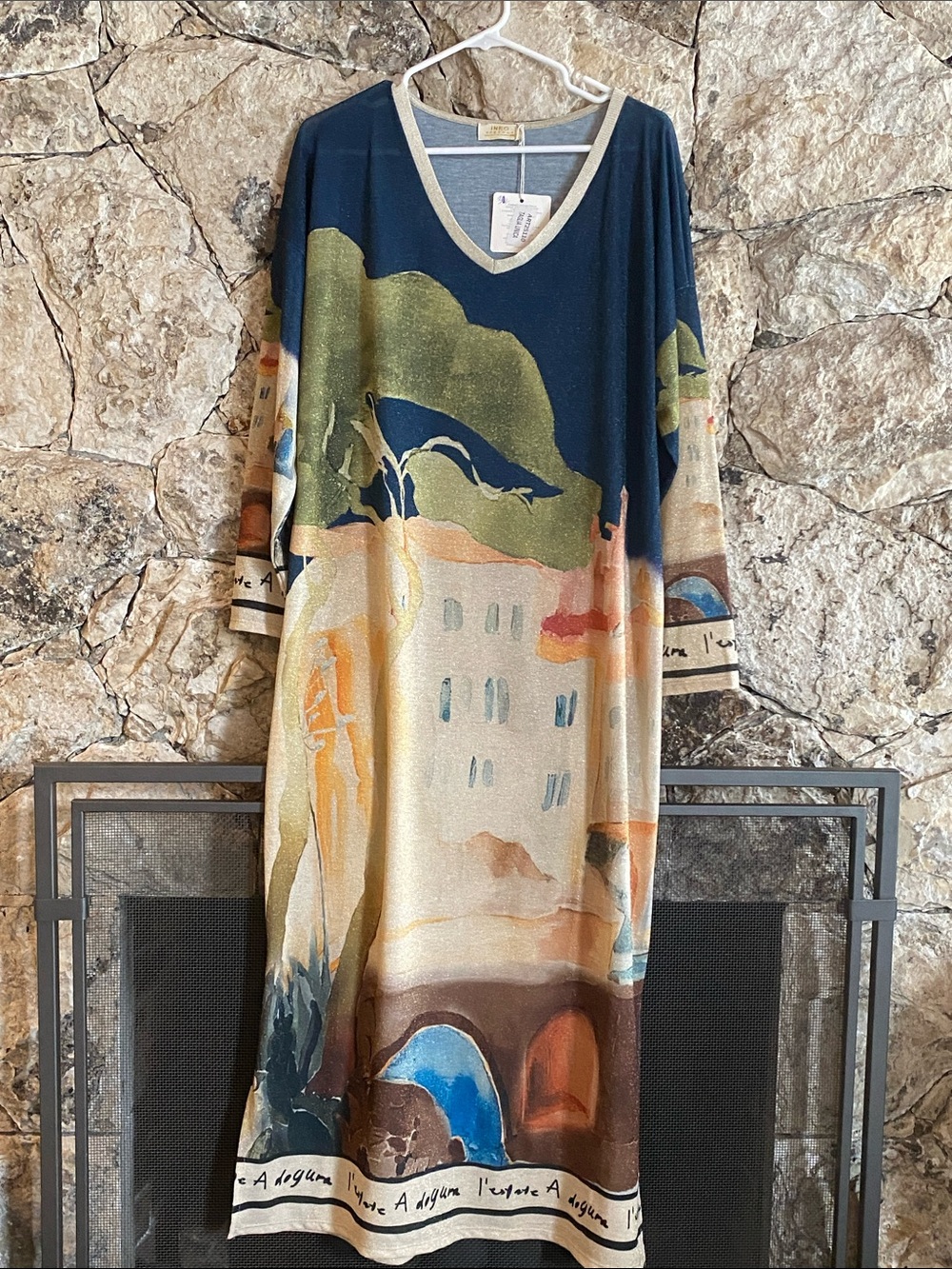 Lightweight v-neck column dress - new with tags